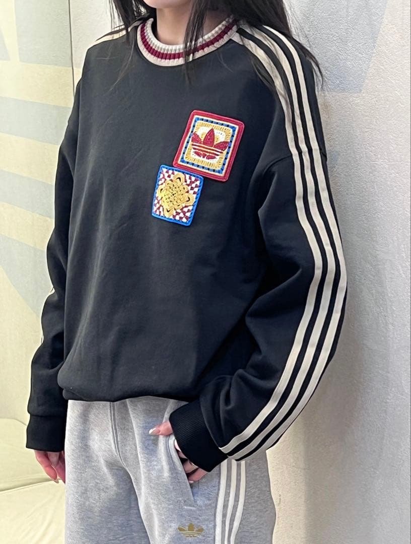 新品2XL Adidas CRAFTED クルーネック スウェット KU1422