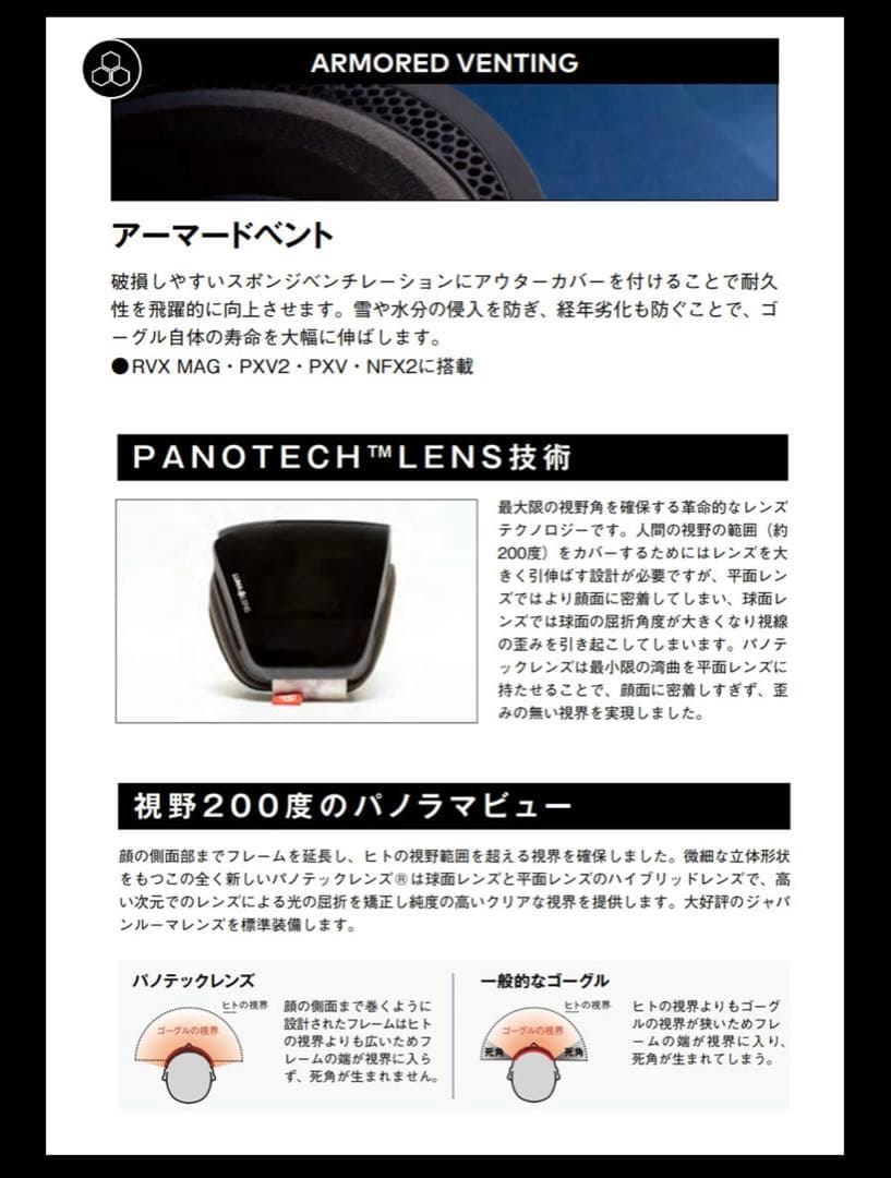 DORAGON PXV ゴーグル