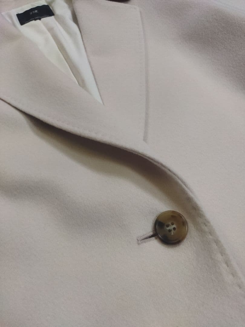 美品♪23区 滝沢眞規子さん ウールカシミヤビーバー チェスターコート 40