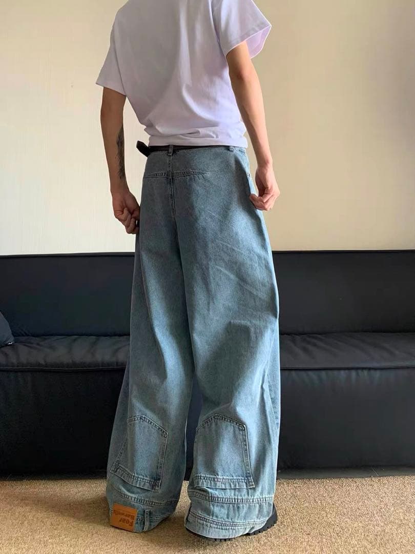 Fear Barwells ドッキングフレアデニム 変形ワイドブーツカットデニム