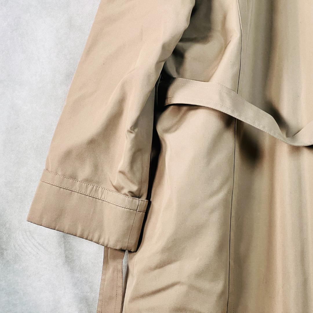 ラップコート リアルファー シルク100％ ライナー付き 裏地レオパード M