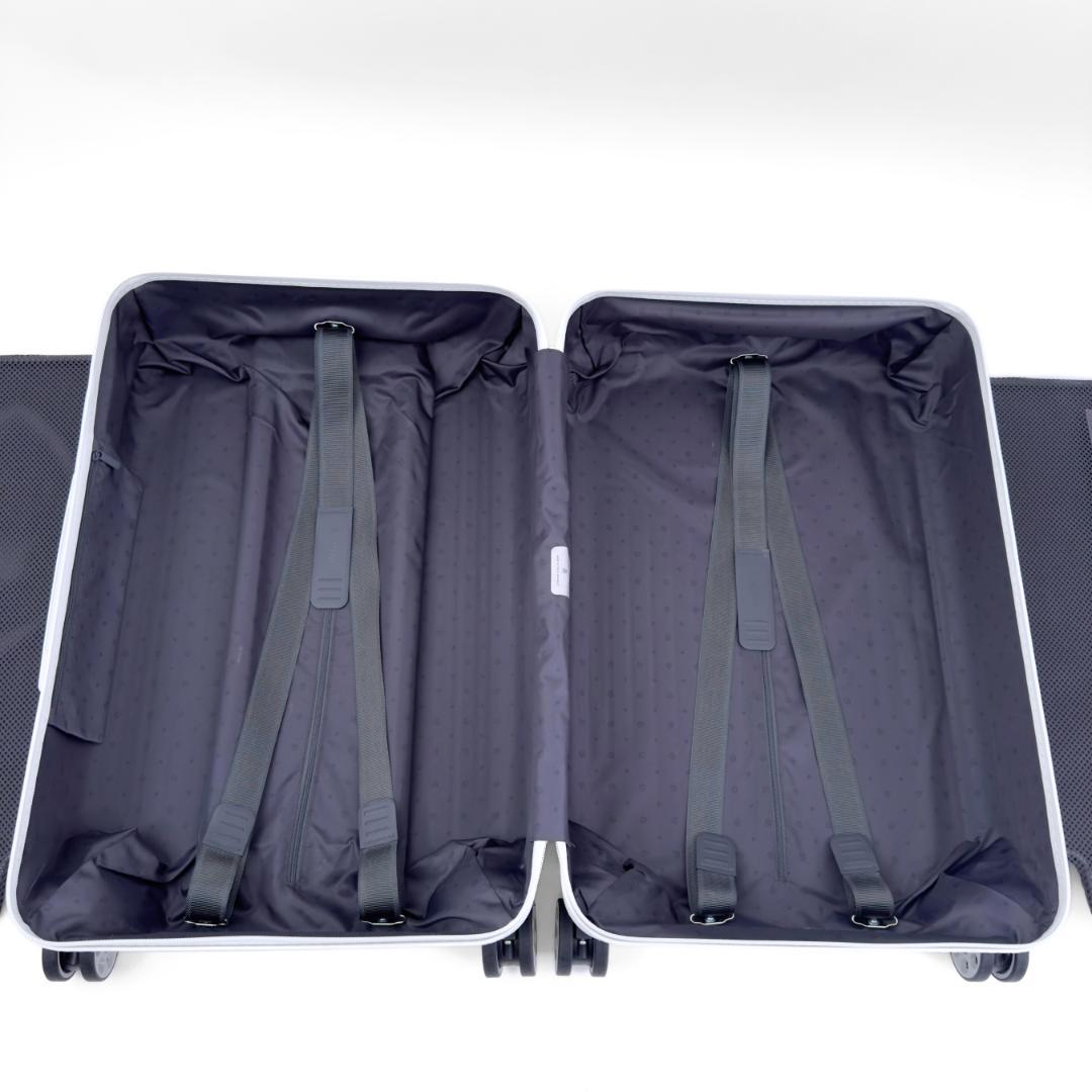 美品 リモワ エッセンシャル チェックインM 60L 4輪 TSAロック 白