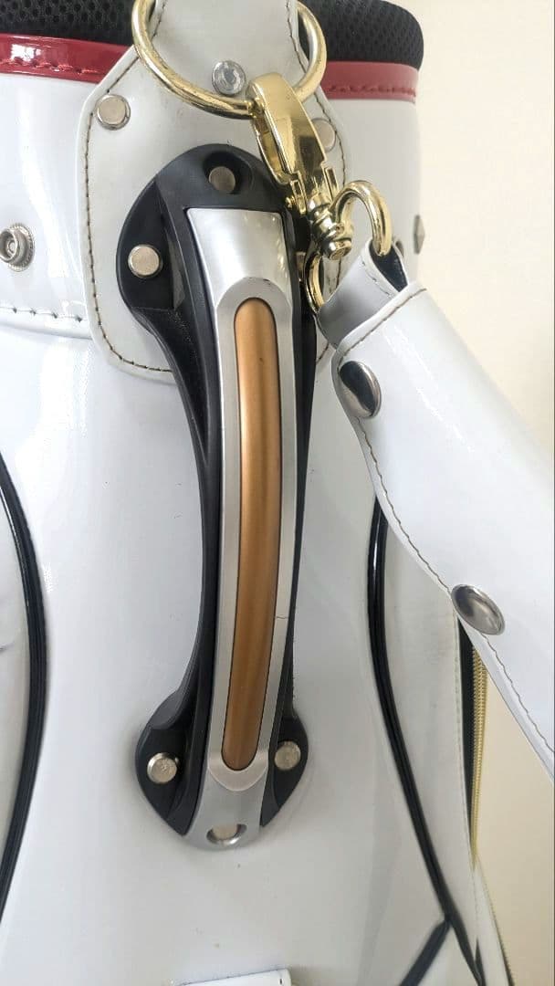 希少！ CRAZY キャディバッグ スカル 9型 ゴルフバッグ スタッズ