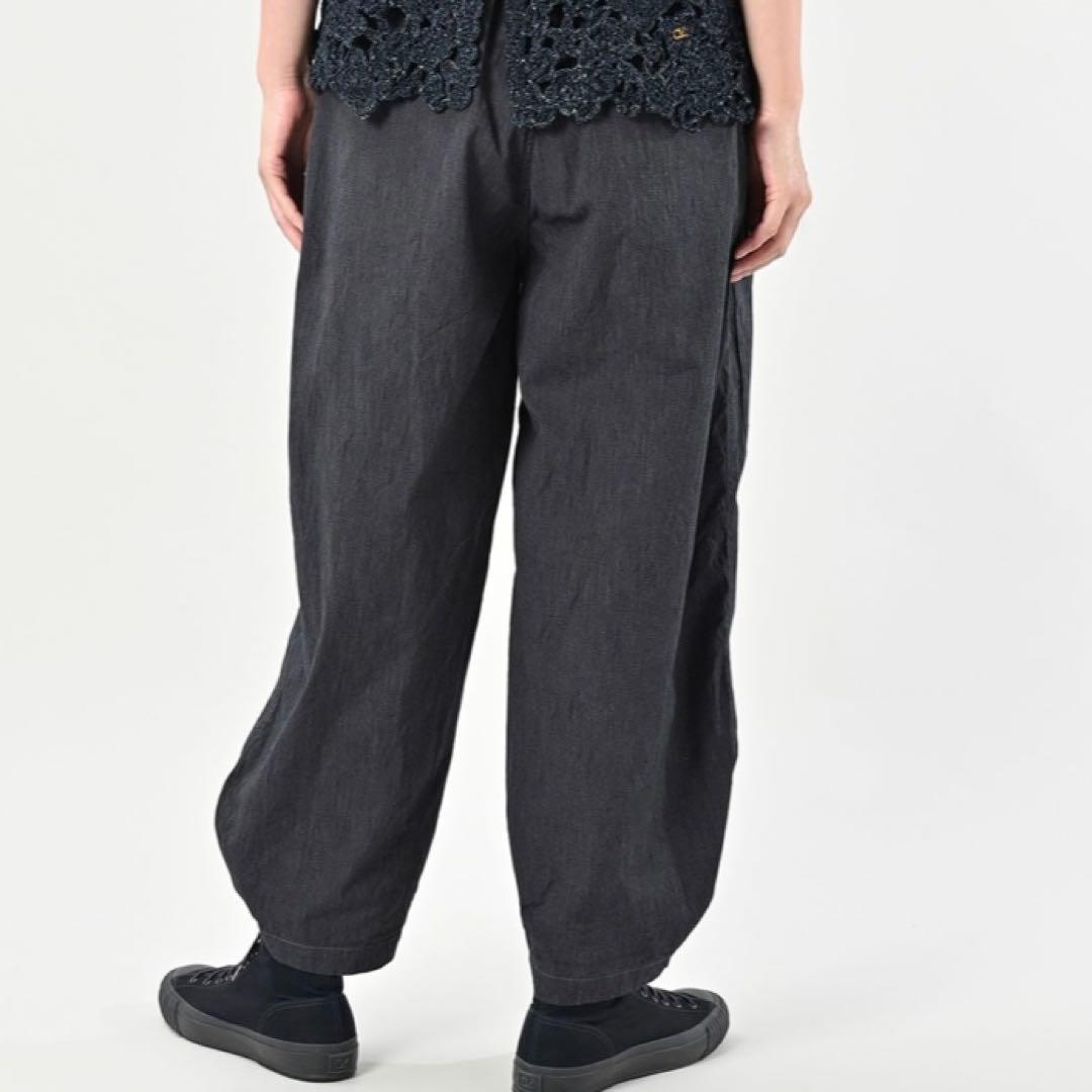 45r 撚杢平　908 テントパンツ(インディゴ)