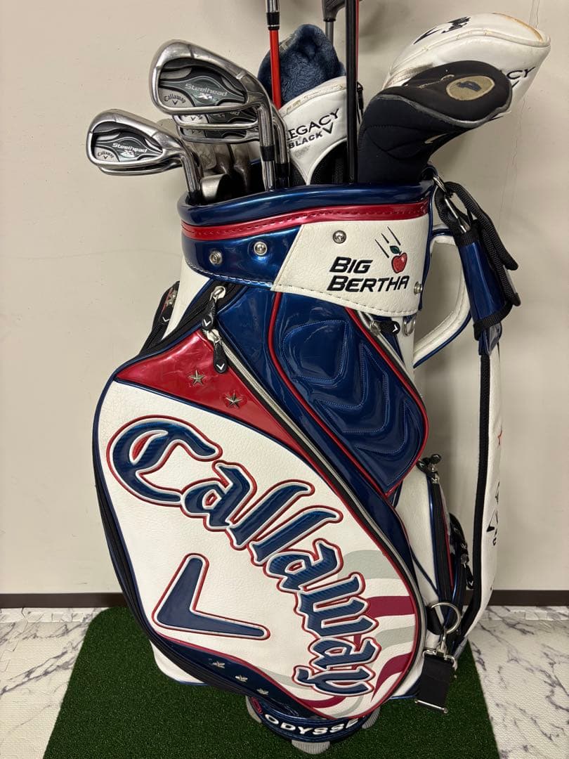 【美品】ALL Callawayゴルフクラブセット13本 高級キャディバッグ付き