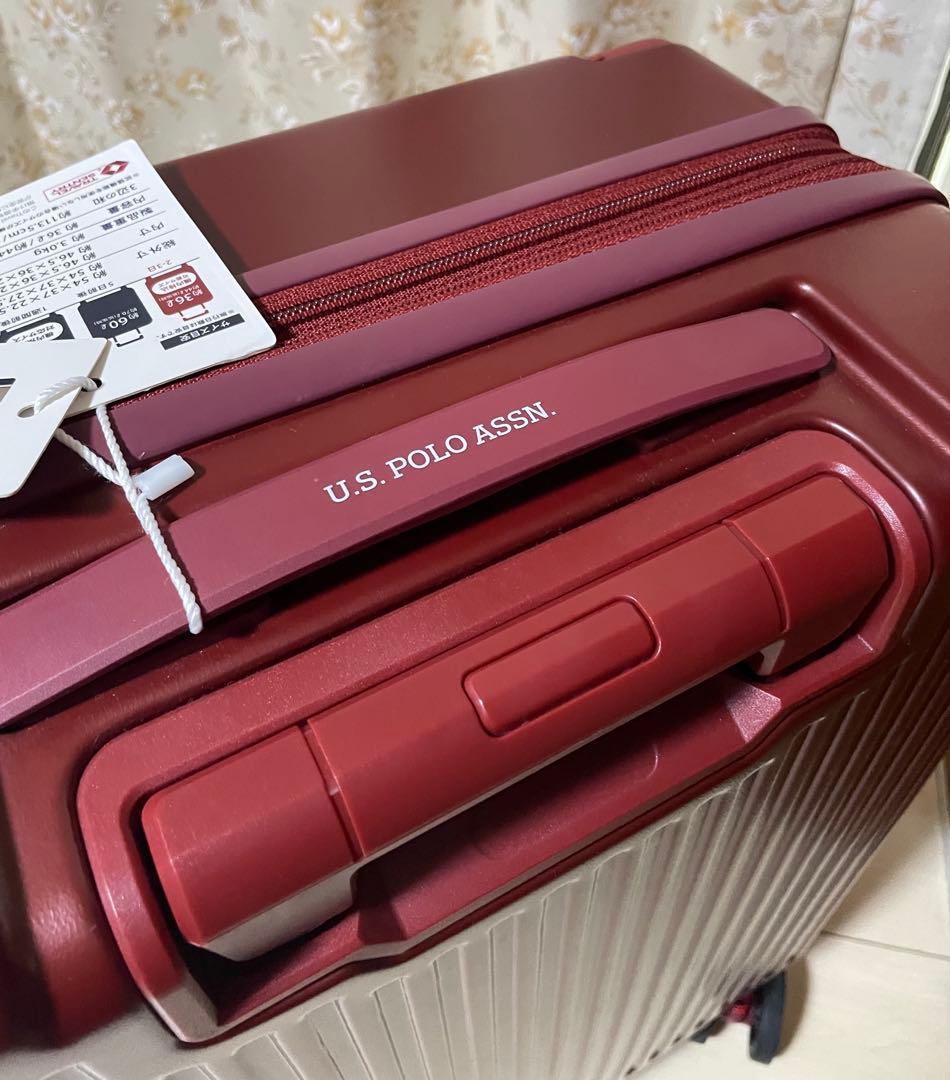 [未使用]U.S POLO ASSN キャリーケース 機内持ち込み可　カバー付