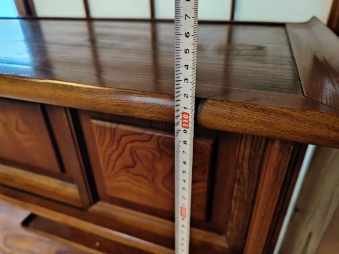 ヴィンテージ家具　骨董品飾り棚 茶棚 美術品飾り棚 ビンテージ家具