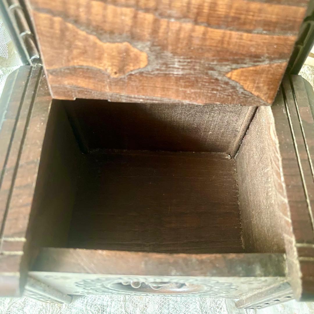 木製ドールチェア　ブルターニュ　ブルトン家具　収納付き　フランスアンティーク