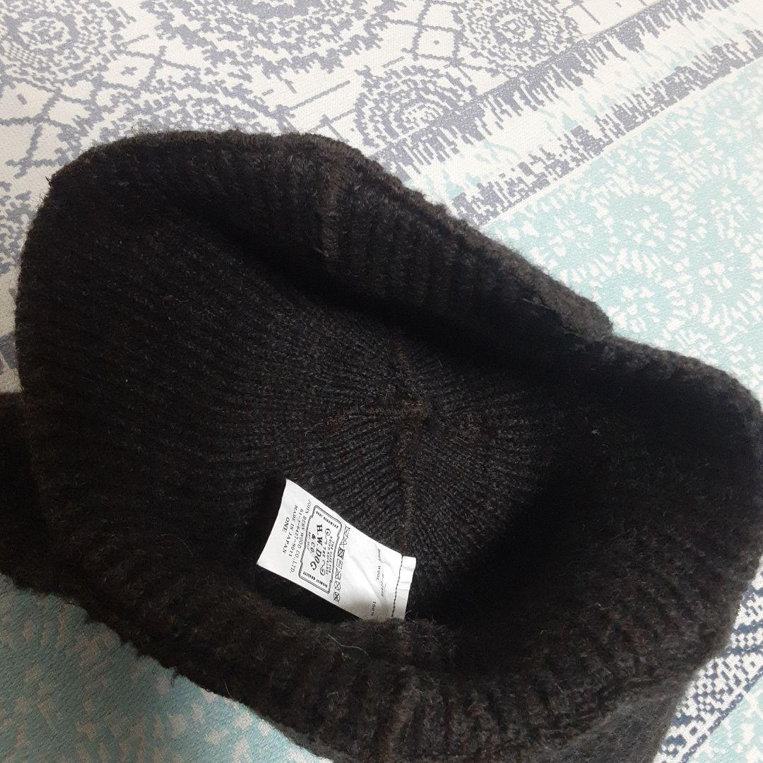 H.W.dog &co. ドッグアンドコー　　2WAY　ビーニー　帽子　ウール