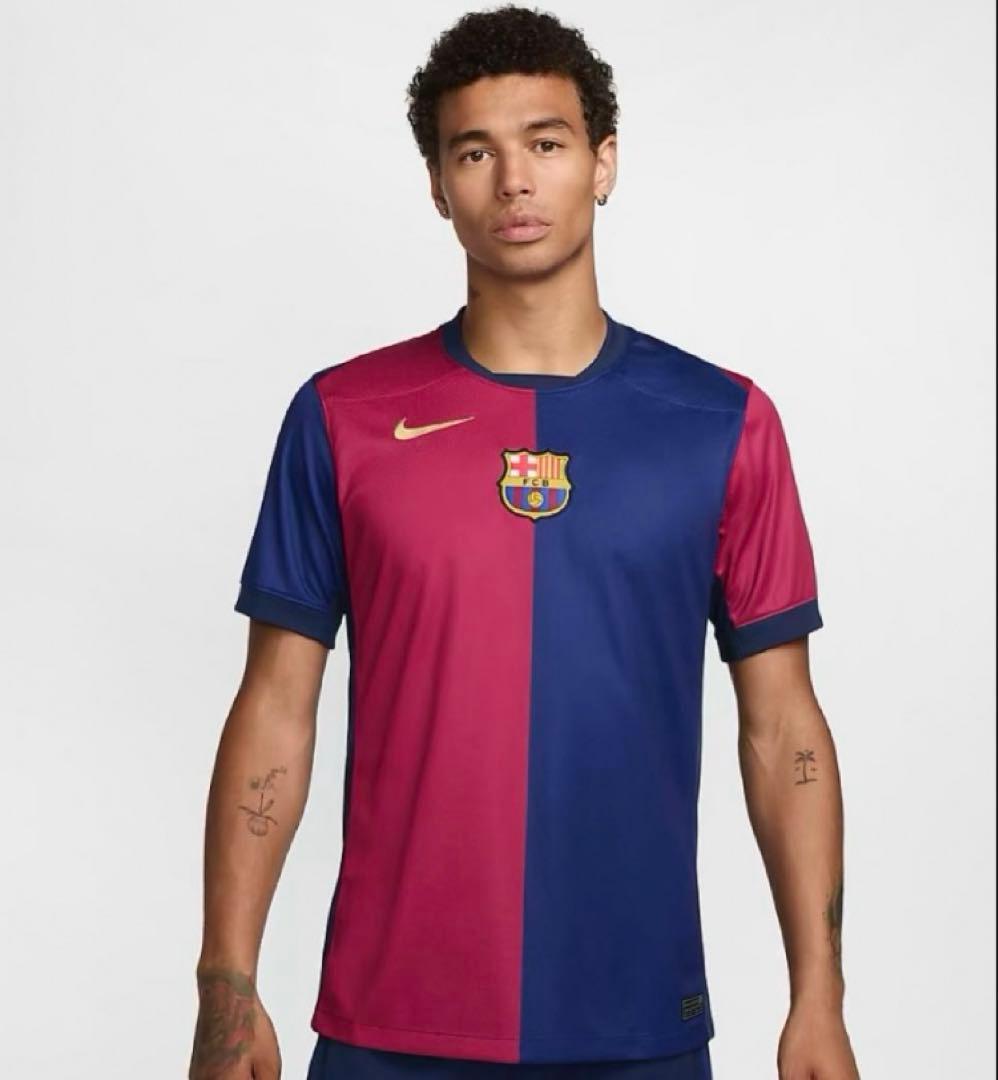 新品 nike ナイキ fcバルセロナ 24/25 半袖 ユニフォーム S