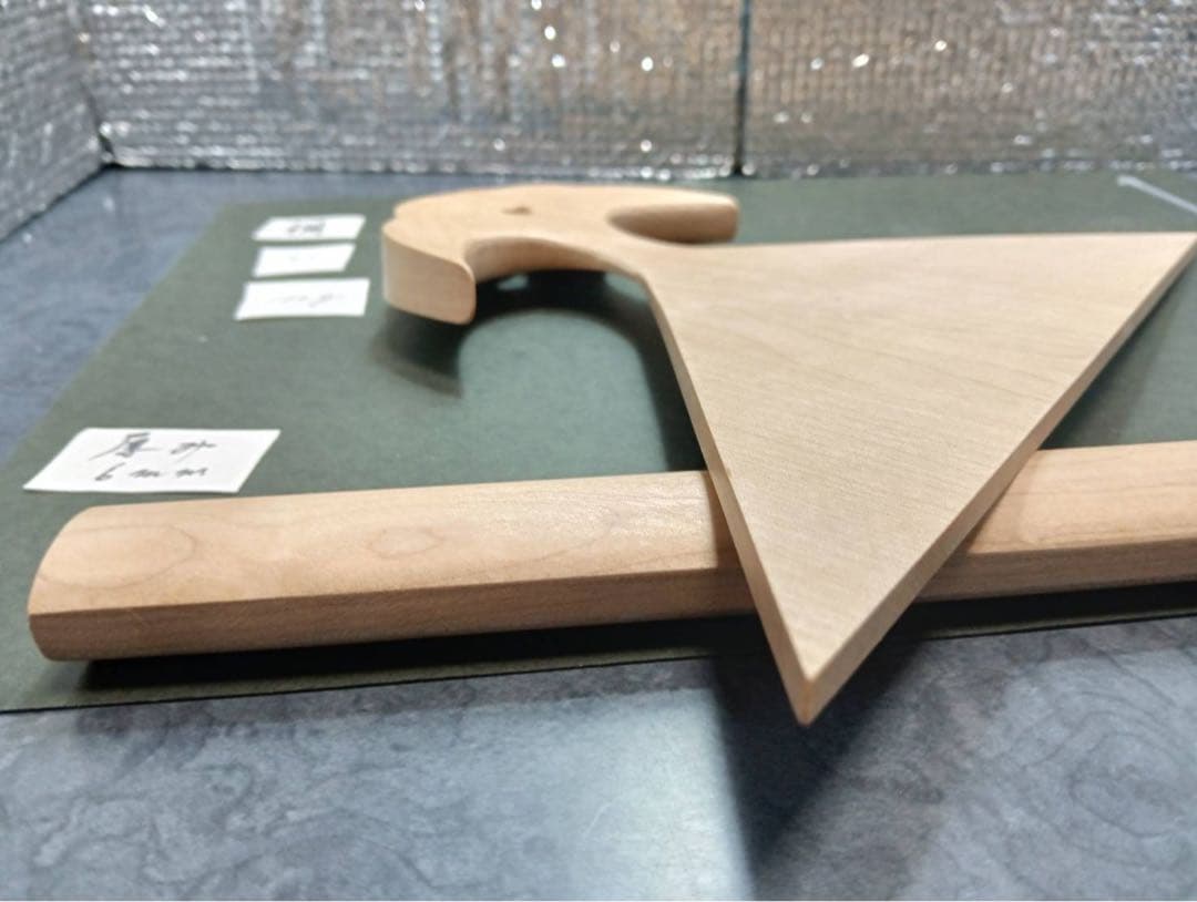 ㉑薩摩琵琶用 撥・楓（27.4cm）