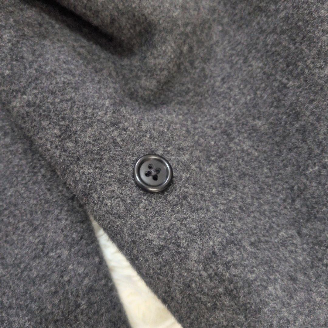 バーバリー　ステンカラーコート　カシミヤ混　ロング　メンズ　グレー　佐藤様