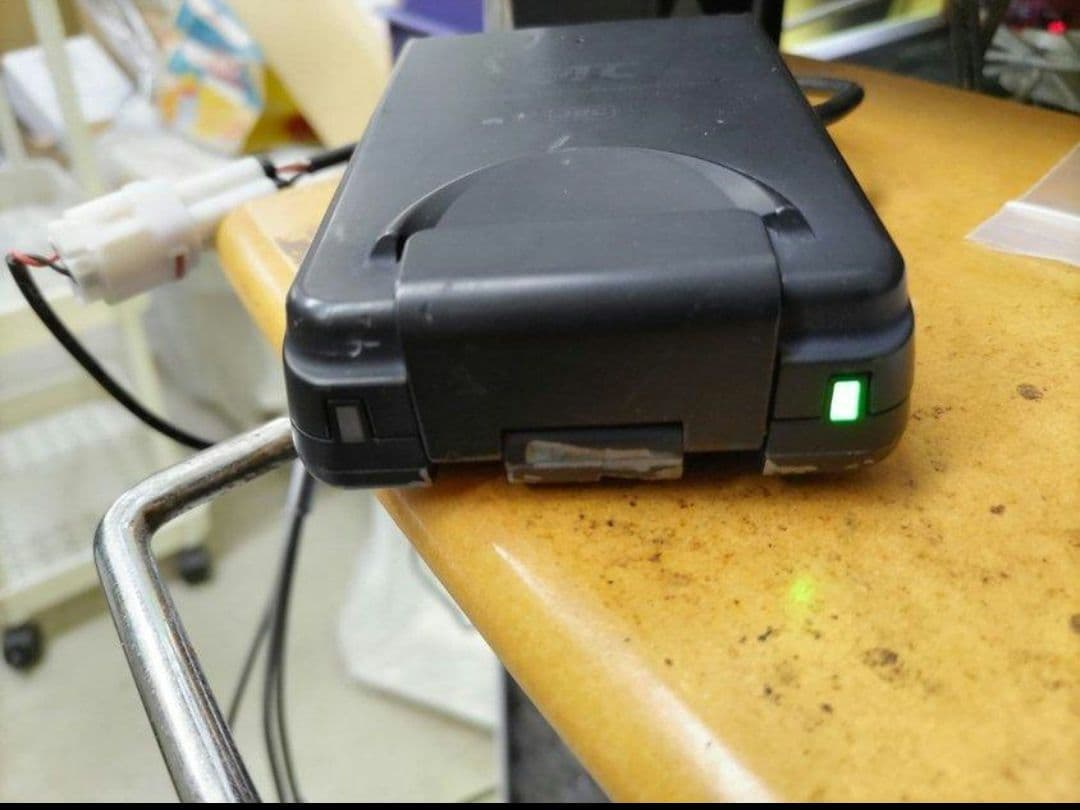 JRM-12　USB仕様+車載マウントステー付　バイクETC一体型　クランプバー