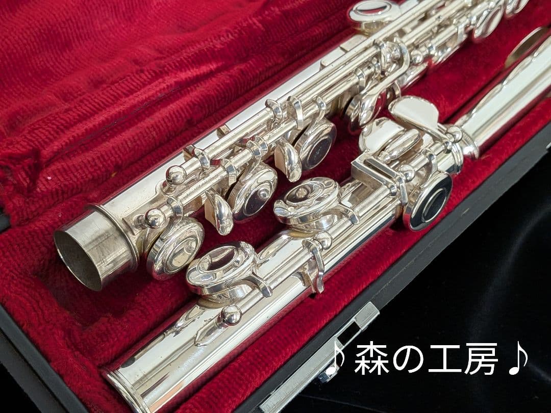 商談中【Sachi716】頭部管銀製　ヤマハフルート YFL311 Eメカ