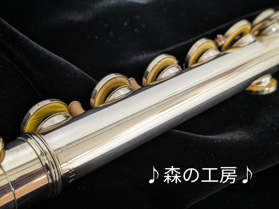商談中【Sachi716】頭部管銀製　ヤマハフルート YFL311 Eメカ