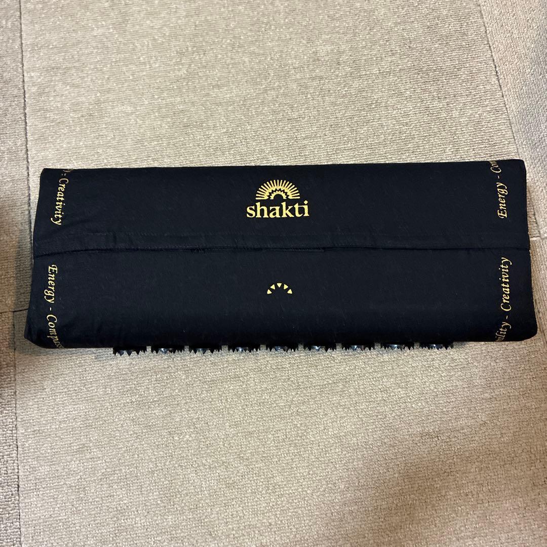 【正規品　ほぼ未使用】シャクティマット&ピロー　ブラック　オリジナル