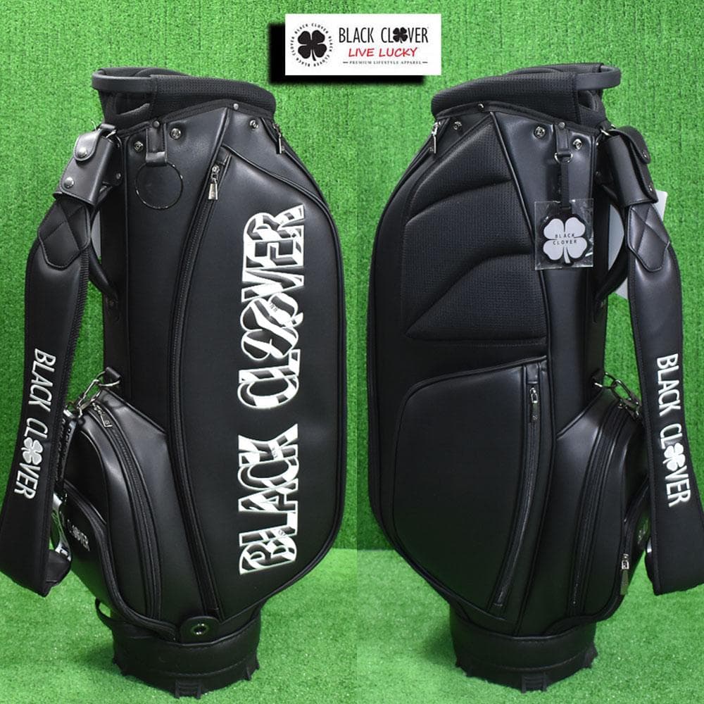 BLACK CLOVER/ブラッククローバー キャディバッグ9型【ブラック】新品