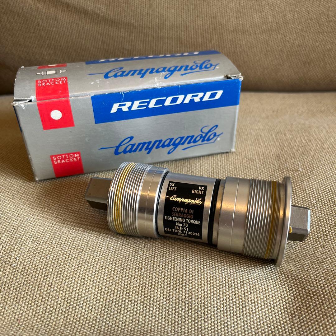 カンパニョーロ　レコード　ボトムブラケット　イタリアン Amazon | campagnolo(フリガナ: カンパニョーロ) RECORD OUTBOARD CUPS