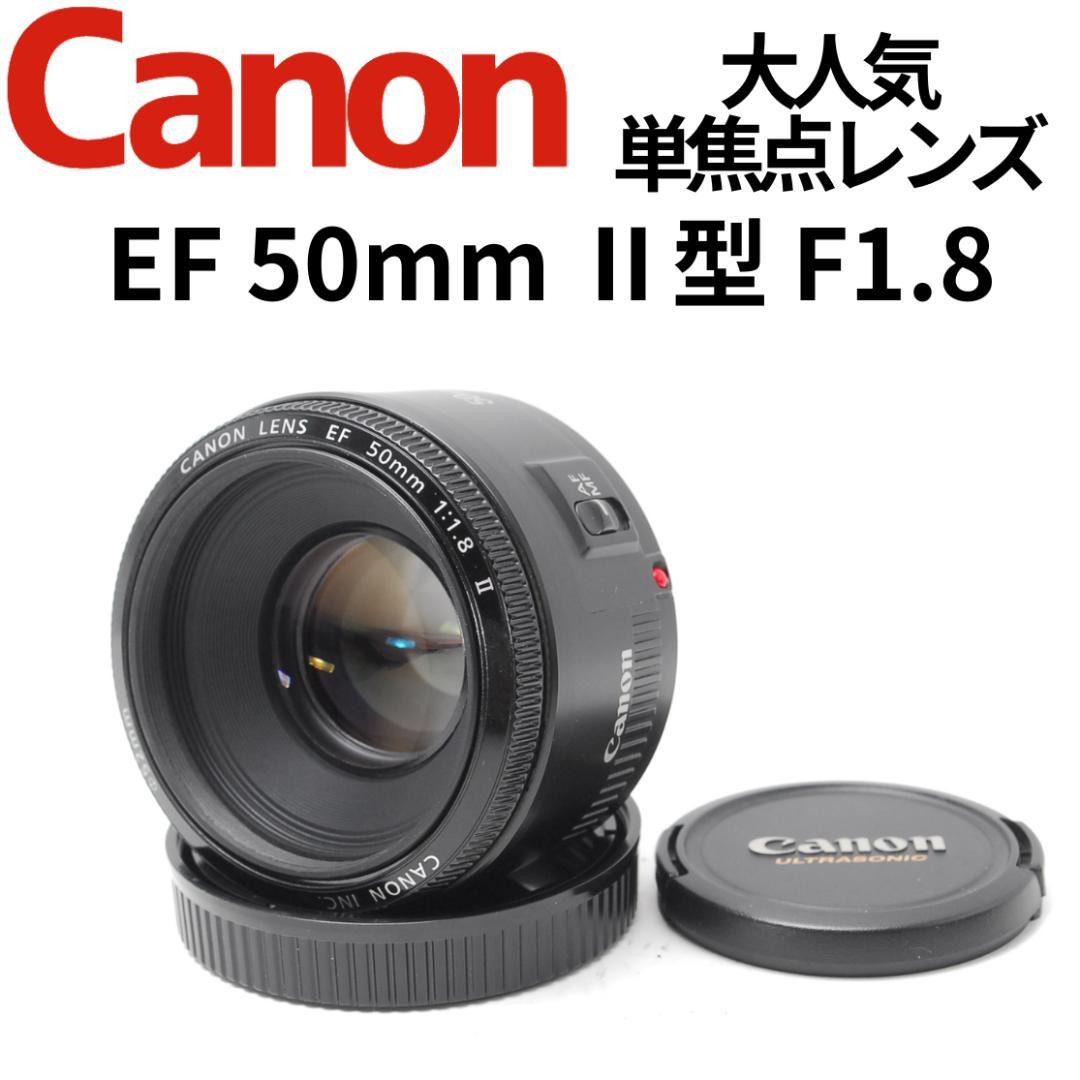 背景ボケが簡単に　大人気単焦点レンズ　Canon EF 50mm Ⅱ F1.8