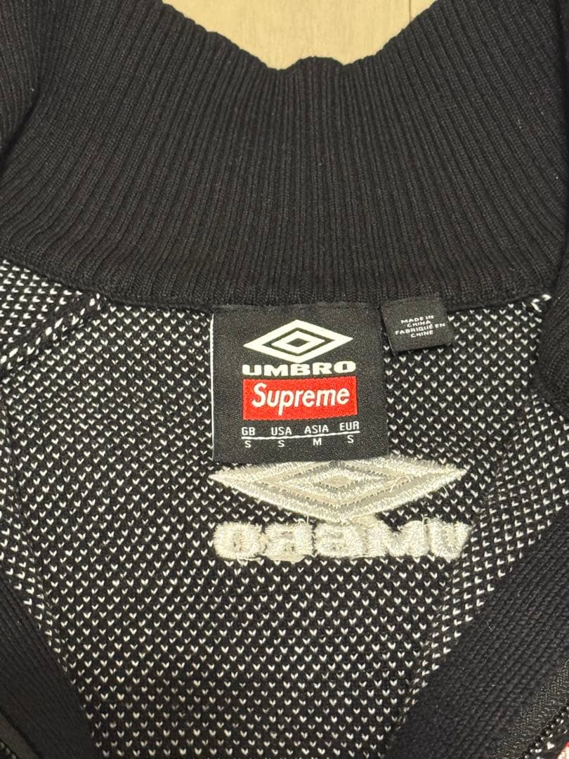 トップス Supreme x Umbro Zip Up Sweater \"Black\" S
