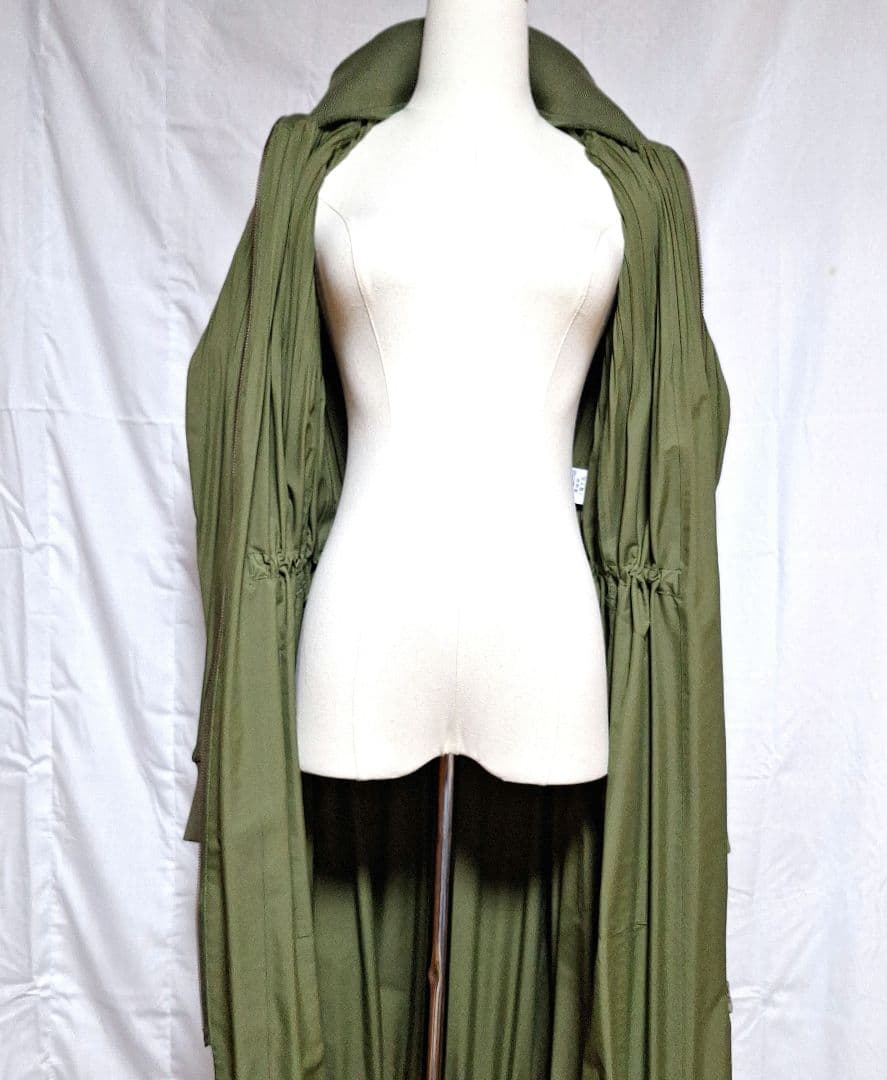 【チリパ】PLEATS PLEASEハイネックプリーツコート ワンピース