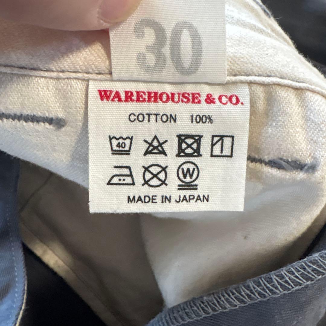 【定番】ウエアハウスLot 1082 CHINOES ブルーグレーチノパン