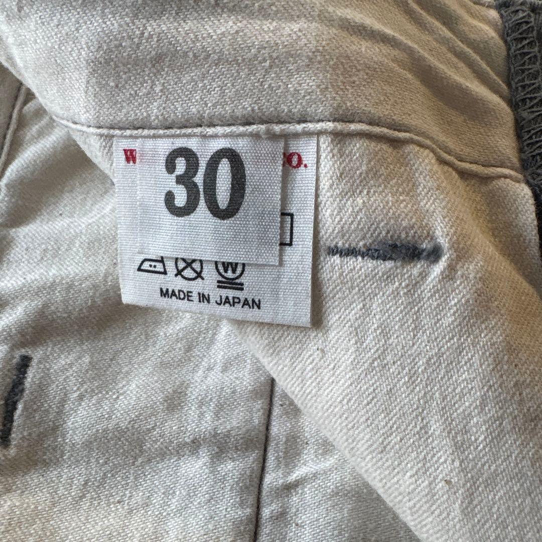 【定番】ウエアハウスLot 1082 CHINOES ブルーグレーチノパン