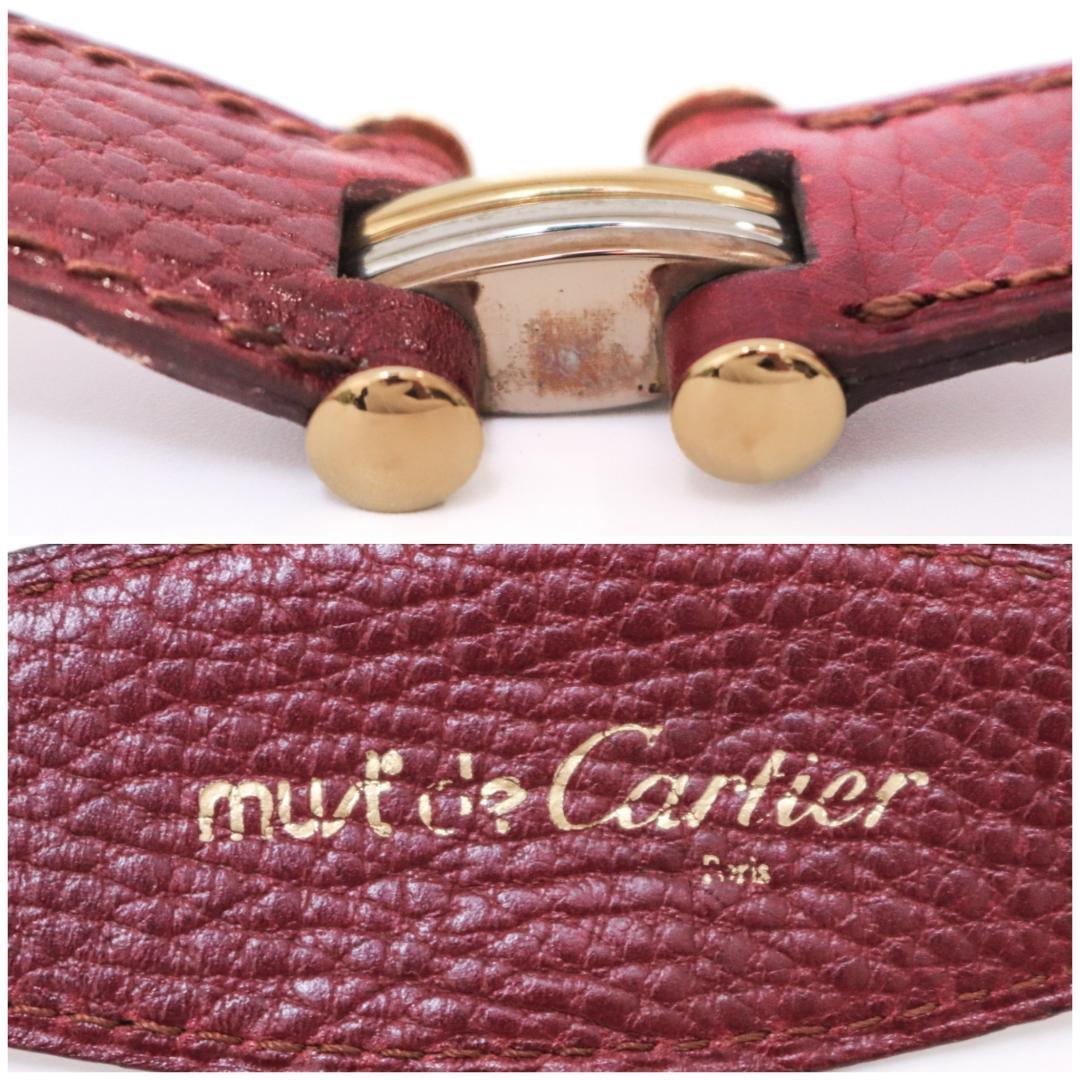 美品 カルティエ マストライン 細ベルト ボルドー 80cm±7 606 - メルカリ
