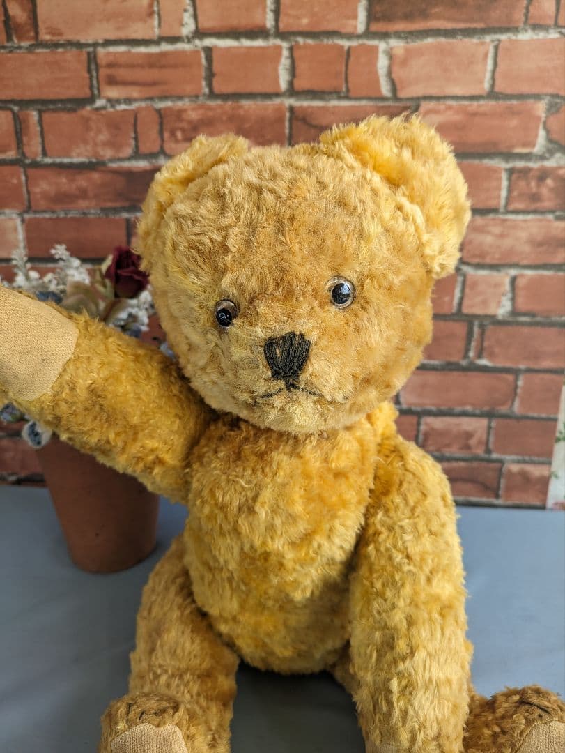 イギリスアンティーク テディベア 1950年代 アンティークベア ヴィンテージ