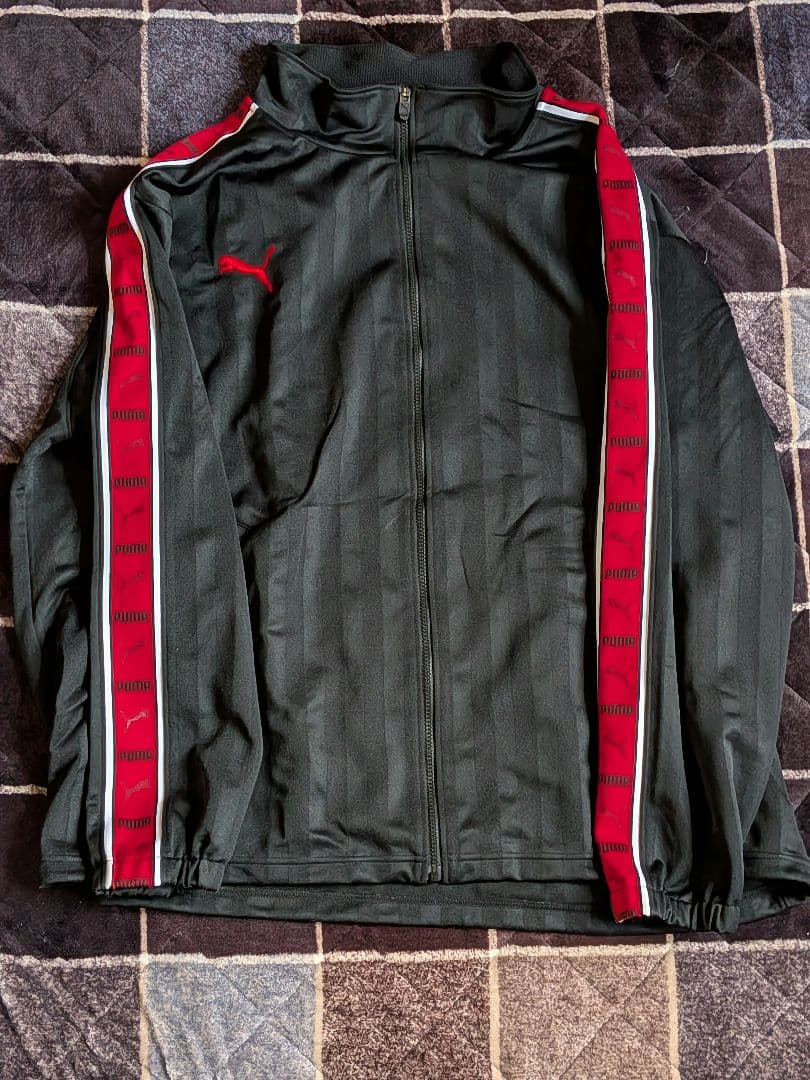 【希少 美品】プーマジャージ（プージャー）上下 6XOサイズ ブラック×レッド