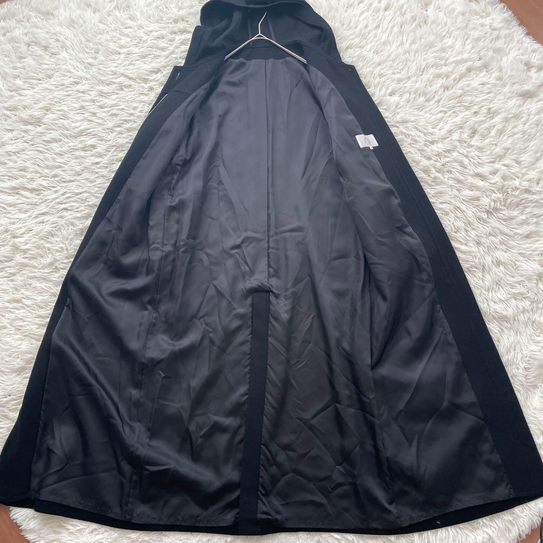 ru カシミヤ100% Aライン　ロング　コート　大きいサイズ