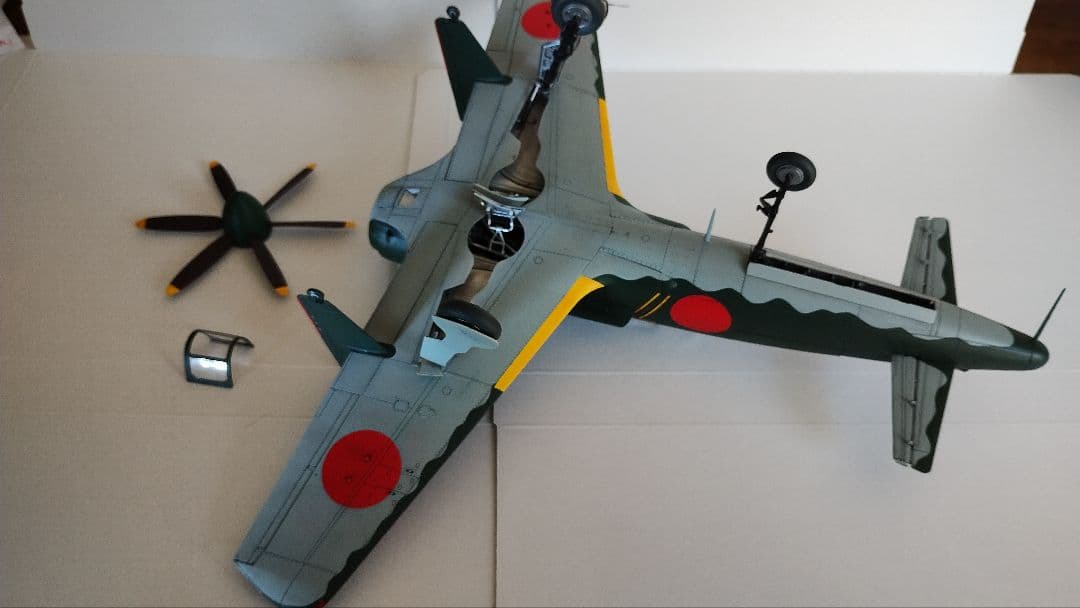 プラモデル完成機　1/32　震電