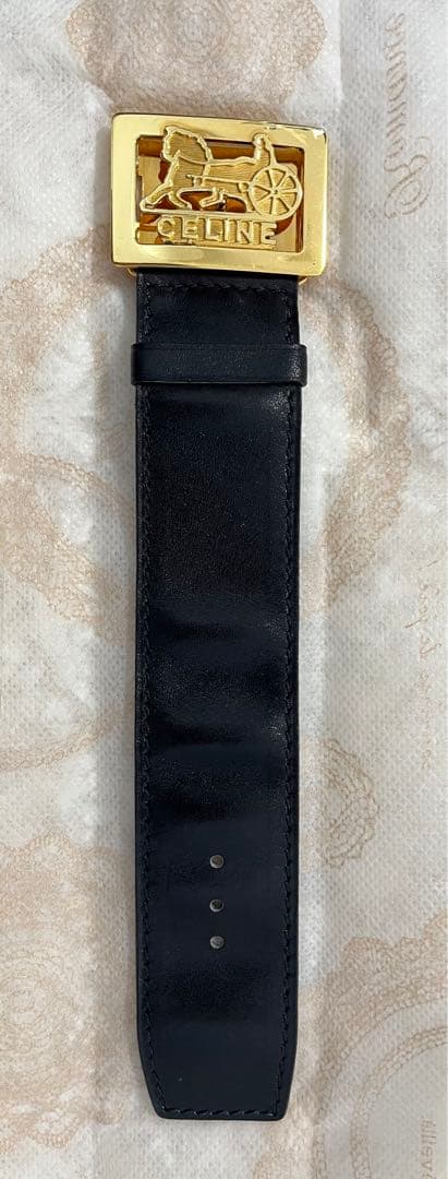 CELINE レザー　リストバンド