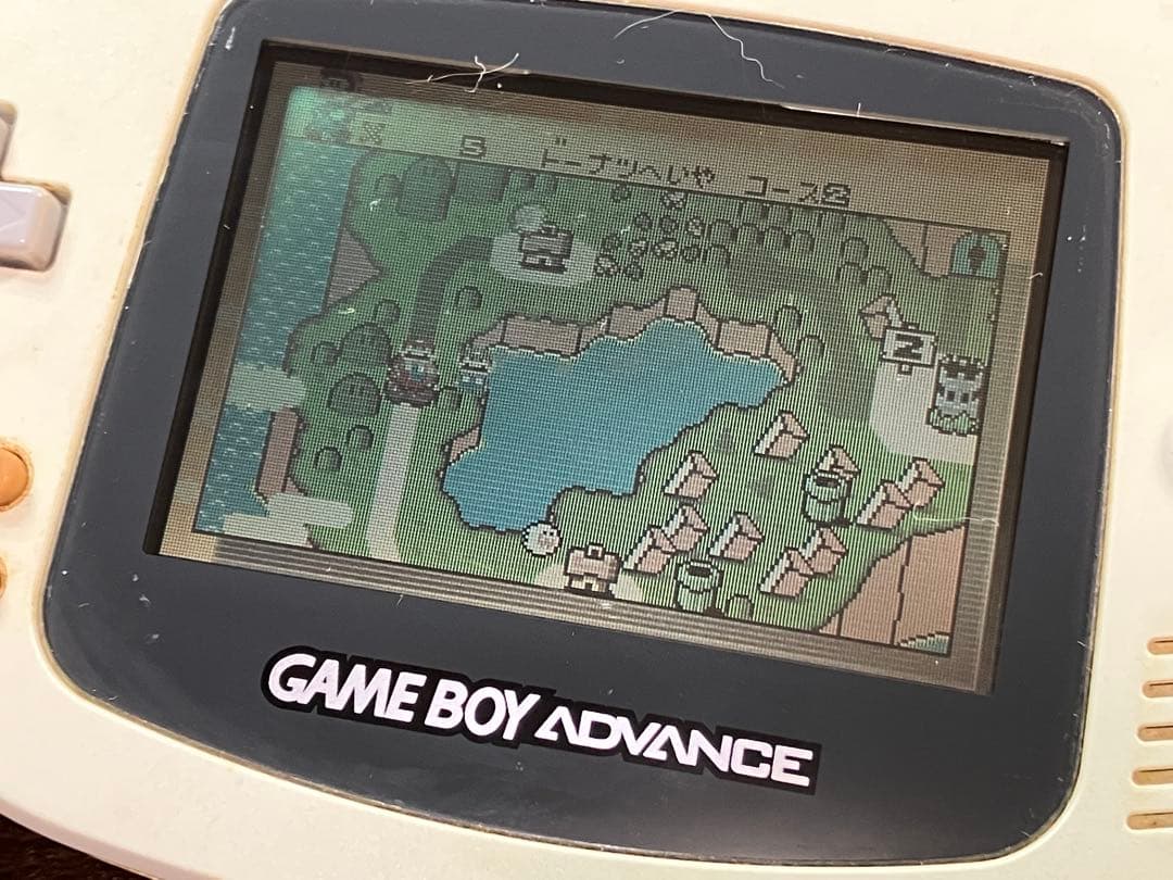 （ジャンク）ゲームボーイアドバンス ホワイト・ブラック・パープルの3台セット