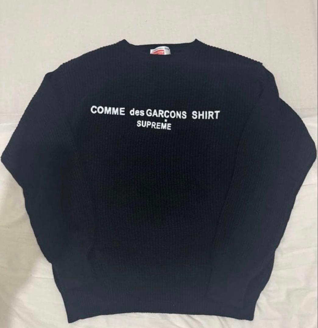 COMME des GARÇONS SHIRT Supreme ニット - メルカリ