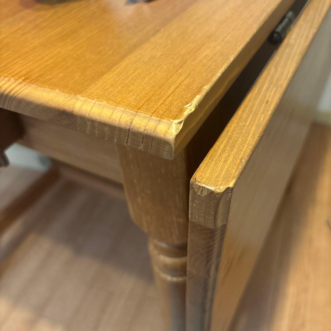 【廃盤品】IKEA テーブル　木製　折りたたみ　バタフライ INGATORP