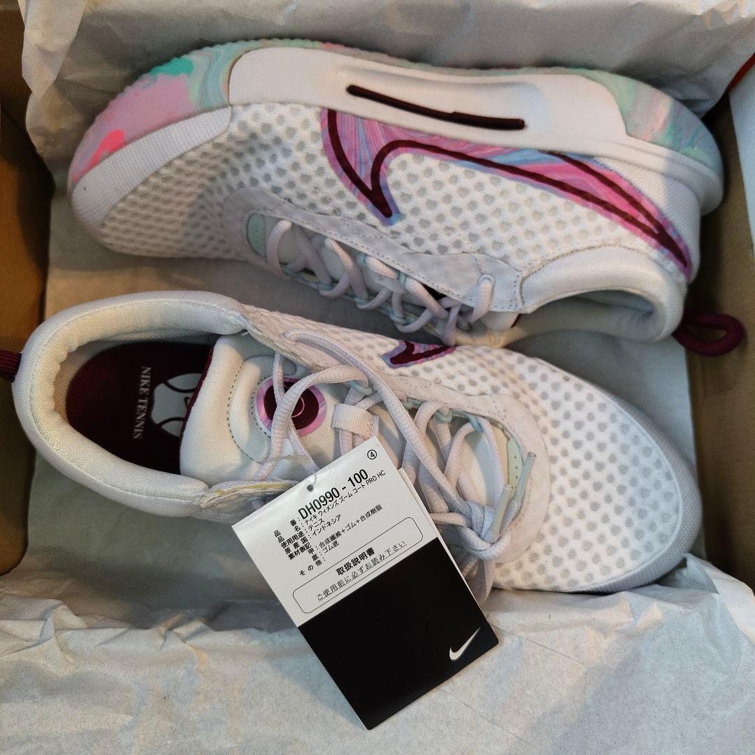 新品ナイキ Zoom Court Pro HC 27.5cm WHT