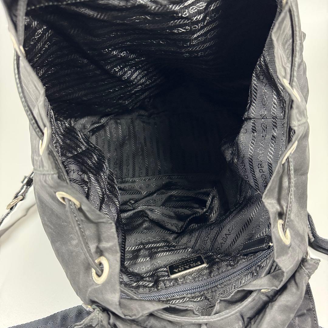 美品✨ PRADA ブラック ナイロン バックパック リュック
