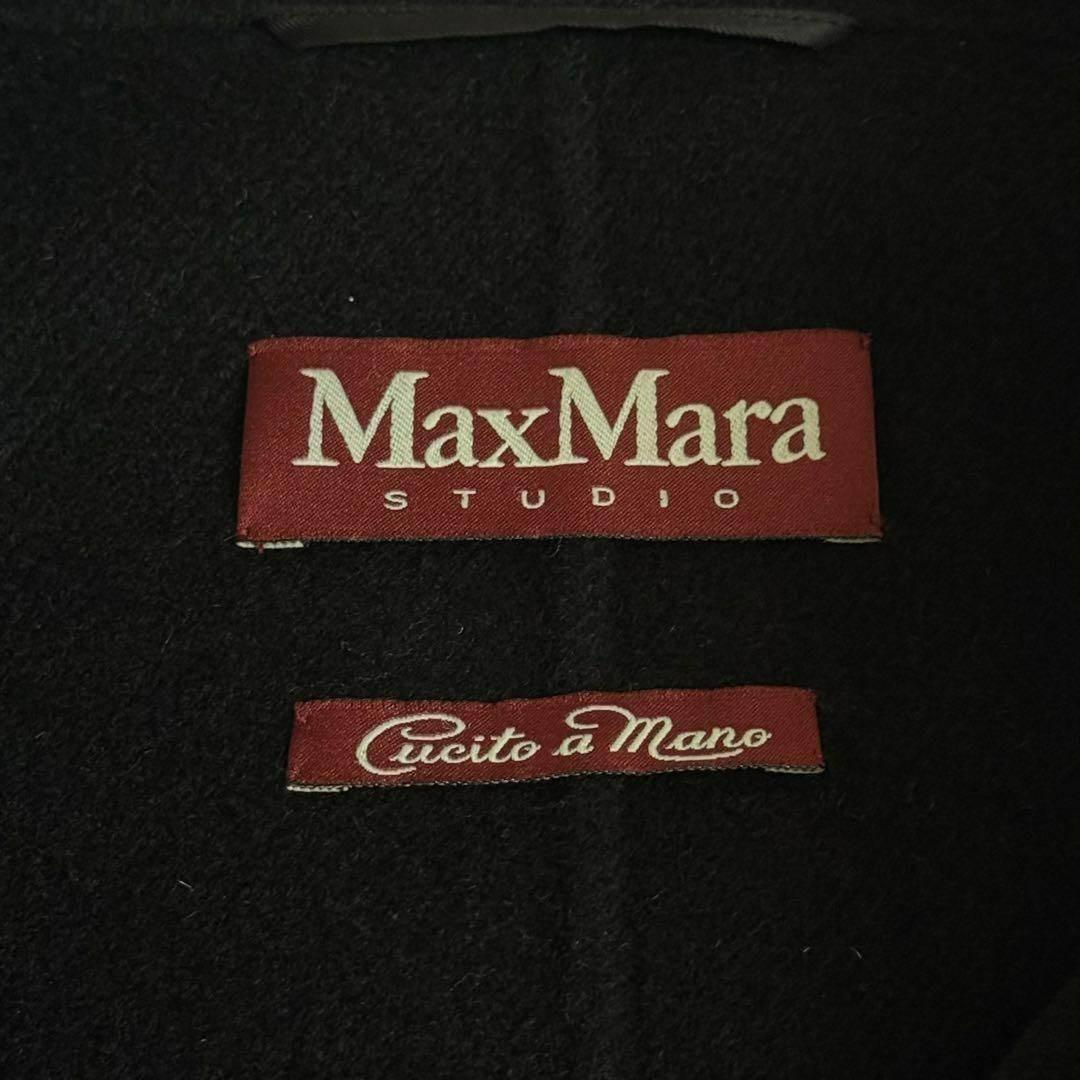 【極美品】MAX MARA STUDIO ダブルフェイス コート カシミア混