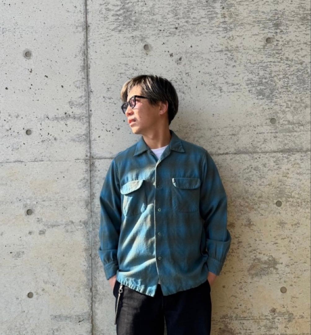 PENDLETON ボードシャツ 60S ペンドルトン オンブレ シャドー L - メルカリ