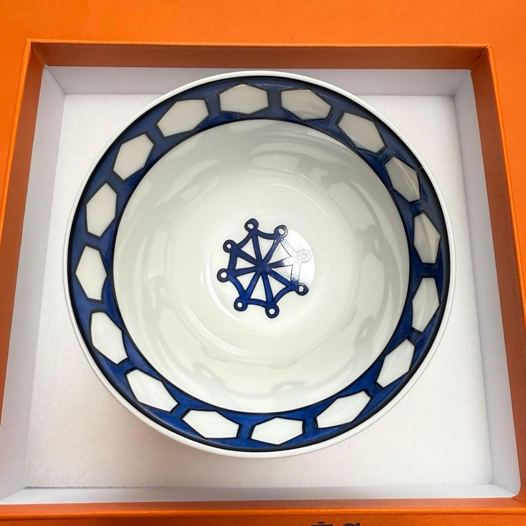 新品未使用　エルメス　HERMES ラージボウル《ブルーダイユール》　No.3
