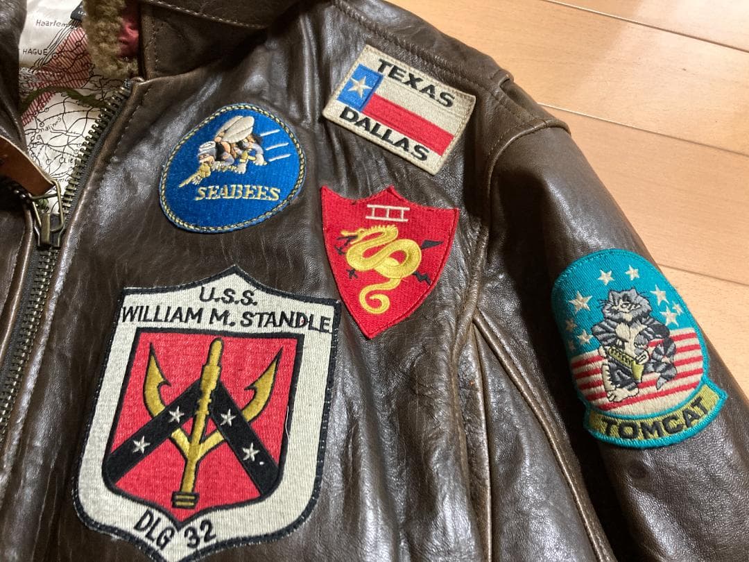 た*す様 AVIREX G-1 トップガン ヴィンテージ レザーフライトジャケッ