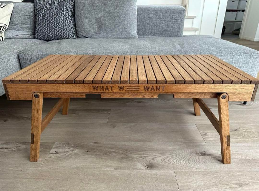 新品】WHAT WE WANT EXTENSIONTABLEナラ