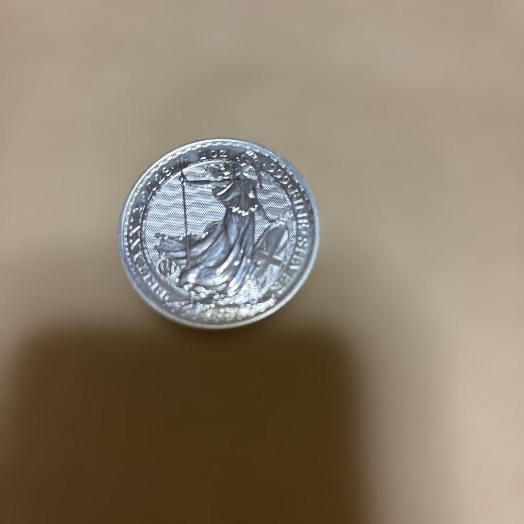 イギリスのチャールズ純銀 1オンス 銀貨