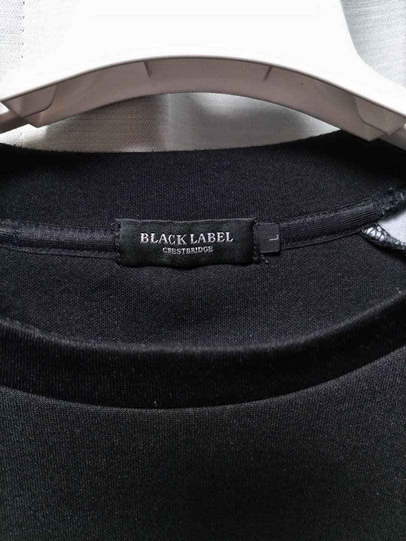 ブラックレーベル クレストブリッジ スウェット　トレーナー　黒　ノバチェック