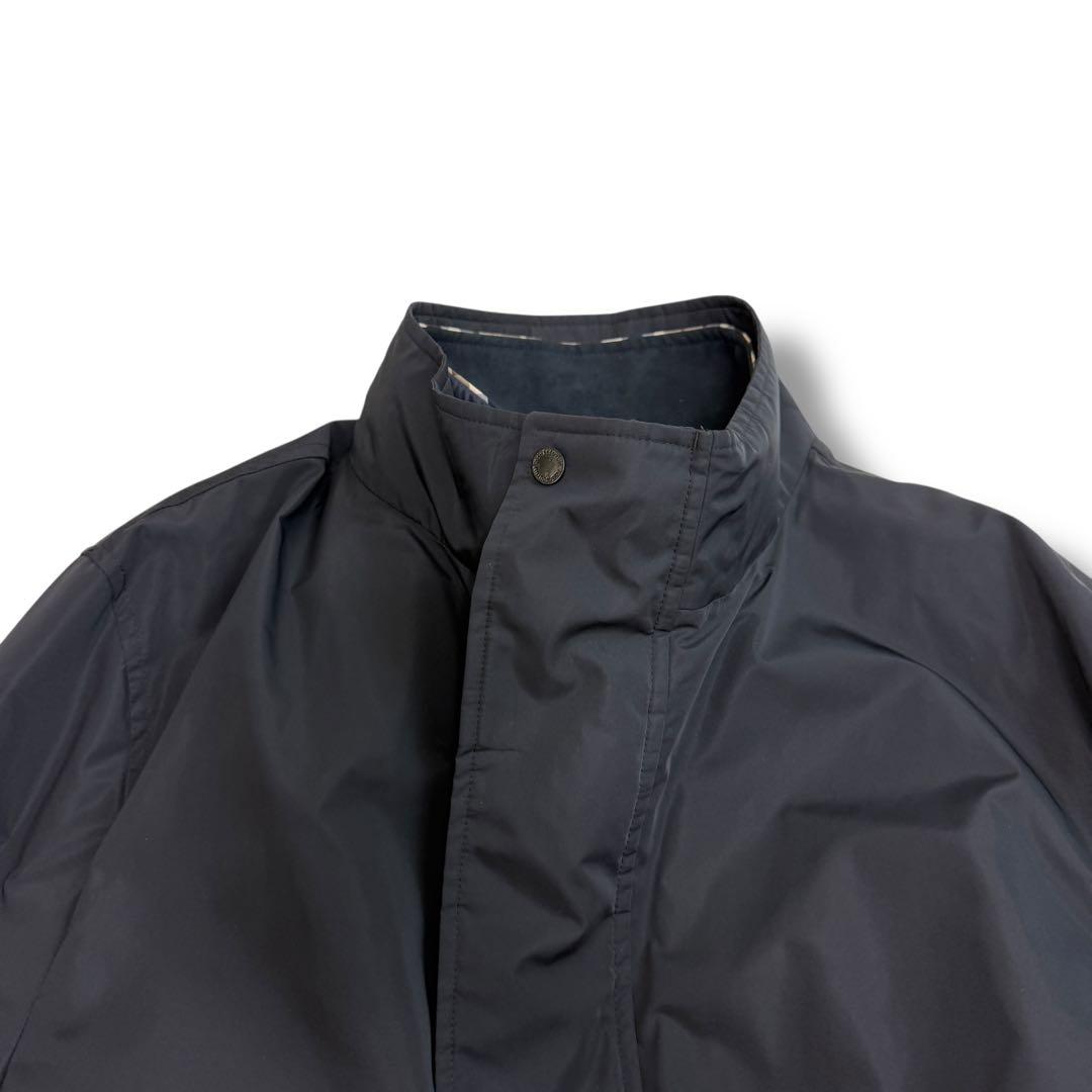 希少3L 美品 1815 アクアスキュータム ダウンライナー ステンカラーコート