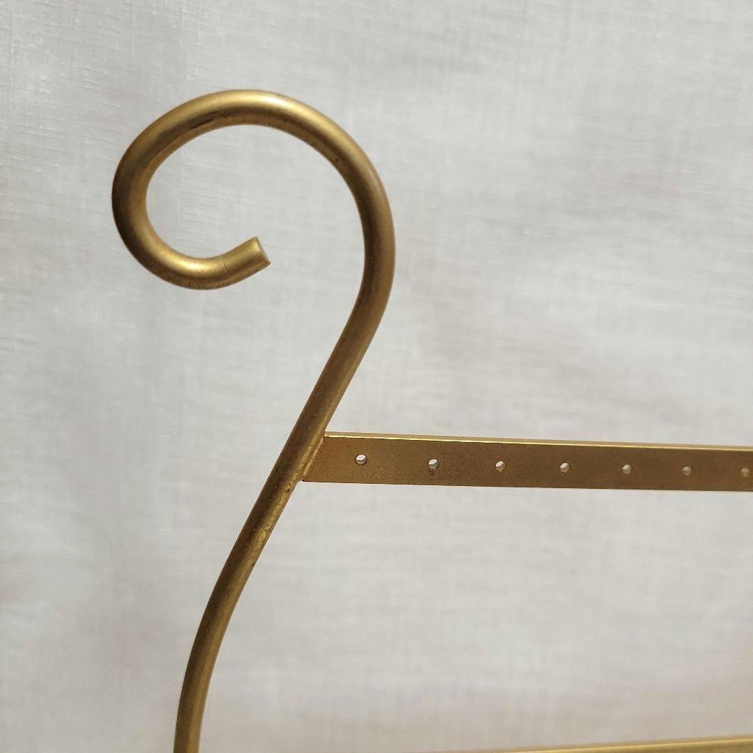 アンティーク風 マットゴールド ピアススタンド