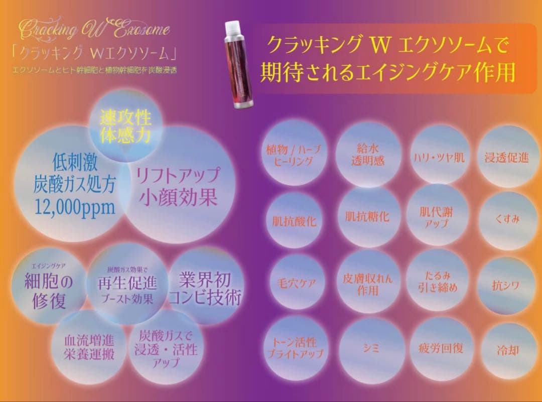 週末限定お値下げ☆新品セインムー クラッキング W エクソーム 180ml 1本