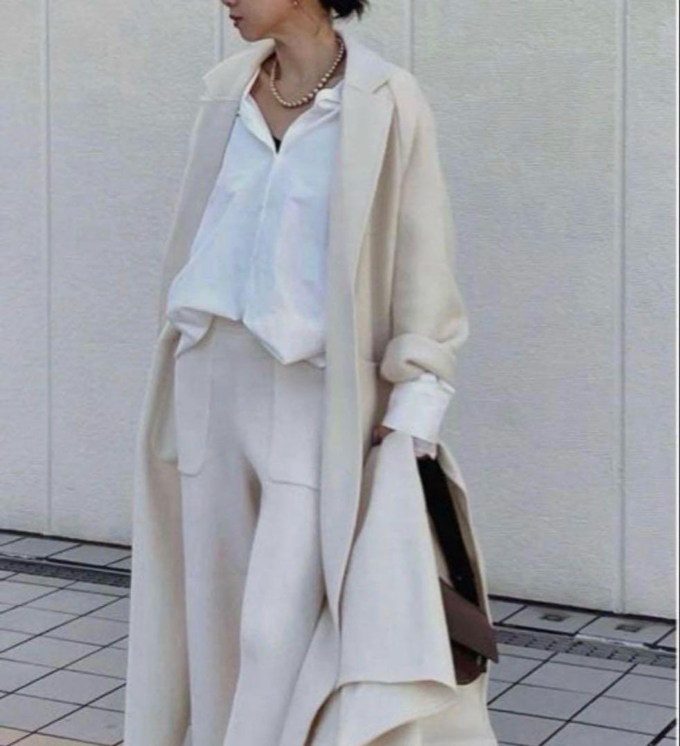 ETRETOKYO リバーロングコート　ダブルフェイス　アイボリー　2023年