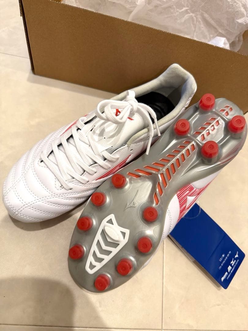Mizuno サッカーシューズ スパイク ホワイトモナルシーダプロ 22センチ